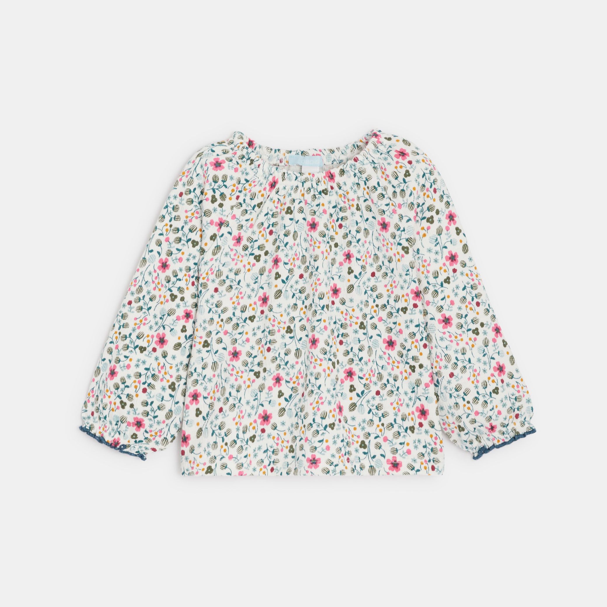 Áo cotton họa tiết hoa nhí